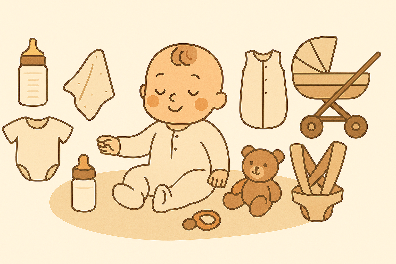 Essentiële babyspullen voor de eerste 6 maanden