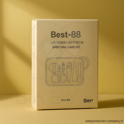 Nagelknipper set – 6-delig met opbergdoos