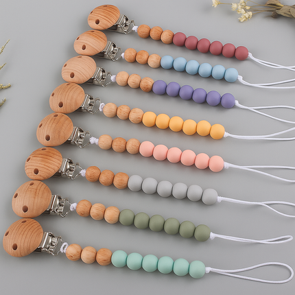 Speenkoord – kralen – hout