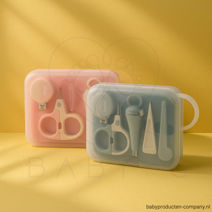 Nagelknipper set – 6-delig met opbergdoos