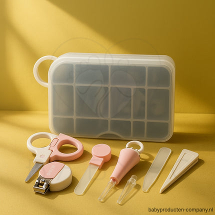 Nagelknipper set – 6-delig met opbergdoos