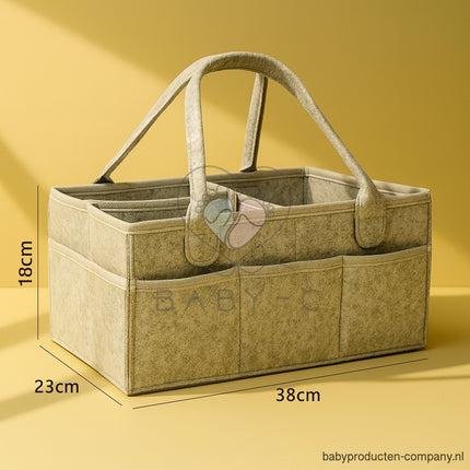 Luier organizer – opbergmand voor babyspullen