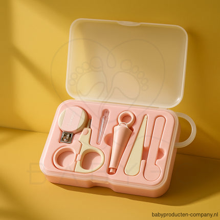 Nagelknipper set – 6-delig met opbergdoos