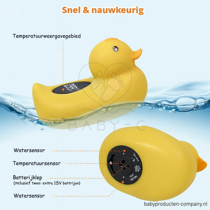 Badthermometer – Badeend (digitaal)