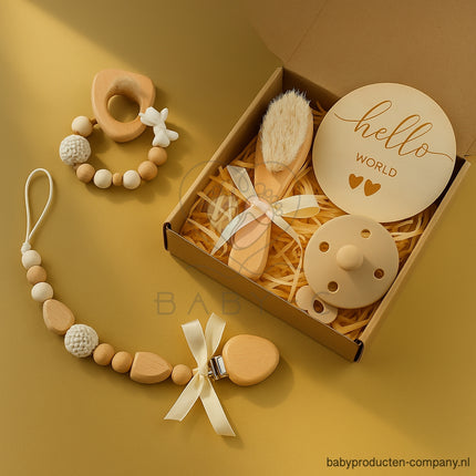 Kraamcadeau set – Hello World (5-delig)