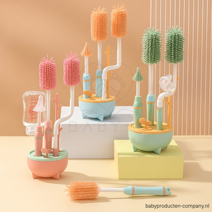 Flesborstel set 5-delig