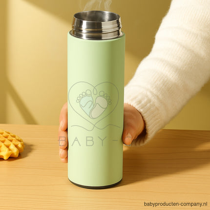 Thermosfles met digitale temperatuurmeter – RVS 500ml